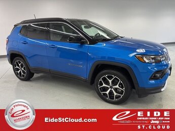 2025 Hydro Blue Pearlcoat Jeep Compass Limited 4X4 2.0L I4 DOHC Engine SUV