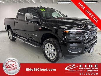 2025 Diamond Black Crystal Pearlcoat Ram 2500 Laramie 6.7L I6 Engine 4X4 Automatic Truck
