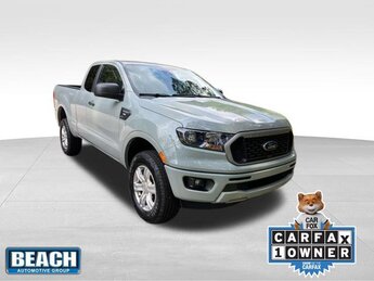 2023 Cactus Gray Ford Ranger XLT EcoBoost 2.3L I4 GTDi DOHC Turbocharged VCT Engine RWD Truck Automatic 4 Door
