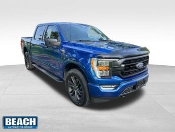 2022 Atlas Blue Metallic Ford F-150 XLT 4X4 Automatic 3.5L V6 EcoBoost Engine 4 Door