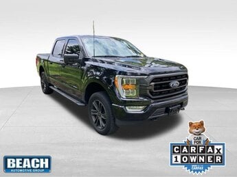 2022 Agate Black Metallic Ford F-150 XLT 4X4 Truck 3.5L V6 EcoBoost Engine 4 Door