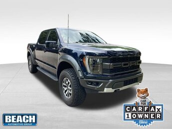 2022 Antimatter Blue Metallic Ford F-150 Raptor Automatic 4 Door Truck 3.5L V6 EcoBoost Engine 4X4