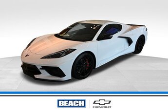 2023 Arctic White Chevrolet Corvette 2LT Car Automatic 6.2L V8 Engine
