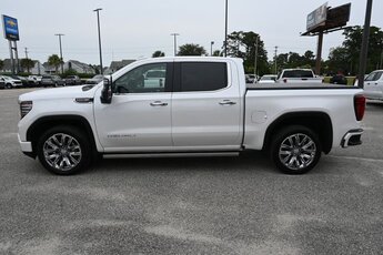 2024 White Frost Tricoat GMC Sierra 1500 Denali EcoTec3 5.3L V8 Engine 4 Door Automatic Truck
