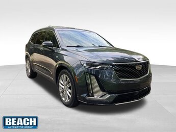 2021 Shadow Metallic Cadillac XT6 Premium Luxury 3.6L V6 DI VVT Engine Automatic FWD SUV