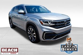 2023 Pyrite Silver Metallic Volkswagen Atlas Cross Sport 3.6L V6 SEL Premium R-Line 3.6L VR6 Engine Automatic 4 Door