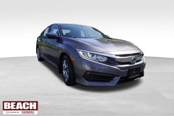2017 Honda Civic LX FWD 4 Door Automatic (CVT) 2.0L I4 DOHC 16V i-VTEC Engine