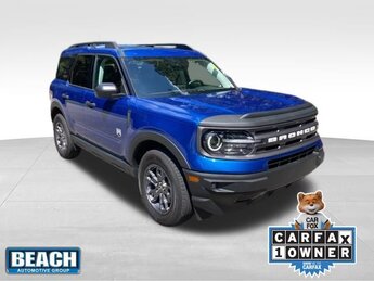 2024 Atlas Blue Metallic Ford Bronco Sport Big Bend 4X4 4 Door Automatic SUV 1.5L EcoBoost Engine