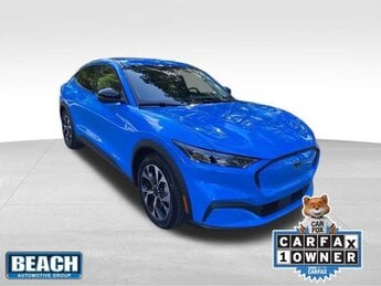 2024 Grabber Blue Metallic Ford Mustang Mach-E Select RWD Automatic Electric Motor Engine SUV