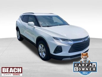 2022 Summit White Chevrolet Blazer LT FWD Automatic 4 Door 2.0L Turbocharged Engine SUV