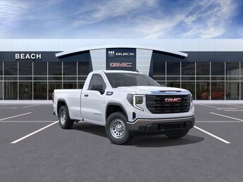 2025 Summit White GMC Sierra 1500 Pro TurboMax engine Truck Automatic RWD