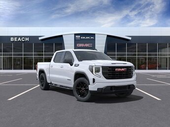 2025 Summit White GMC Sierra 1500 Elevation RWD 4 Door TurboMax engine Automatic