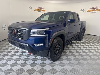 2022 Deep Blue Pearl Nissan Frontier PRO-X 3.8L DI DOHC 24V V6 Engine Automatic RWD 4 Door Truck