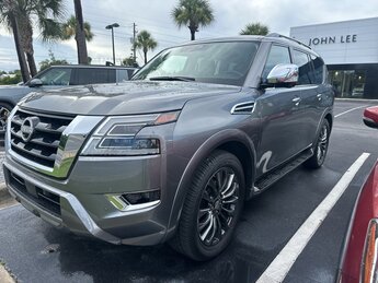 2024 Gun Metallic Nissan Armada Platinum 4 Door SUV Automatic RWD