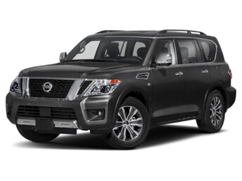 2020 Gun Metallic Nissan Armada SL 5.6L V8 Engine RWD 4 Door
