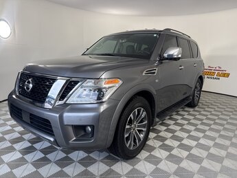 2019 Gun Metallic Nissan Armada SL 4 Door SUV RWD 5.6L V8 DOHC 32V Endurance Engine