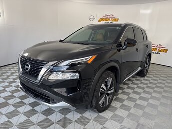 2023 Super Black Nissan Rogue Platinum 1.5L I3 Turbocharged DOHC 12V LEV3-ULEV50 201hp Engine SUV FWD 4 Door