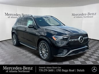2025 Black Mercedes-Benz GLE GLE 450e AWD 4 Door 2.0L I4 Turbocharged Engine