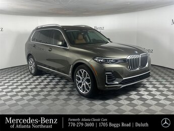 2022 Manhattan Green Metallic BMW X7 xDrive40i 4 Door SUV Automatic 3.0L I6 DOHC 24V Engine AWD