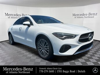 2025 Polar White Mercedes-Benz CLA CLA 250 FWD 4 Door Automatic Car 2.0L I4 Turbocharged Engine
