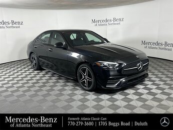 2025 Black Mercedes-Benz C-Class C 300 4 Door RWD Automatic 2.0L I4 Turbocharged Engine Car