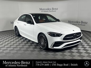 2024 Polar White Mercedes-Benz C-Class C 300 Car Automatic 4 Door 2.0L I4 Turbocharged Engine RWD