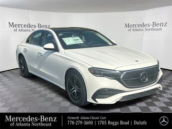 2025 Polar White Mercedes-Benz E-Class E 350 RWD 2.0L I4 Turbocharged Engine Car