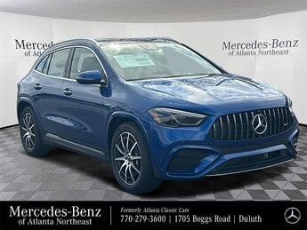 2025 Starling Blue Metallic Mercedes-Benz GLA AMG GLA 35 2.0L I4 Turbocharged Engine SUV Automatic