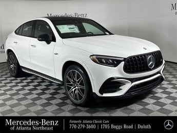 2025 Polar White Mercedes-Benz GLC AMG GLC 43 4 Door Automatic AWD I4 Engine