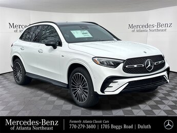 2025 Polar White Mercedes-Benz GLC GLC 350e 4 Door AWD Automatic SUV I4 Engine
