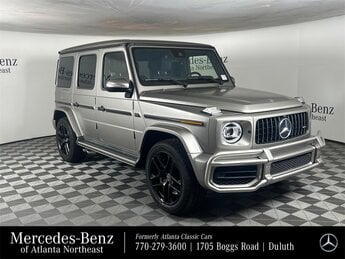 2021 Mojave Silver Metallic Mercedes-Benz G-Class AMG G 63 SUV AWD V8 Engine Automatic 4 Door