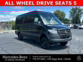 2025 Obsidian Black Metallic Mercedes-Benz Sprinter 2500 Crew 170 WB 3 Door Truck Automatic AWD 2.0L 4-Cylinder Engine