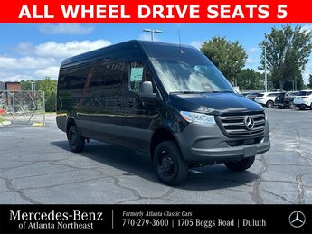 2025 Obsidian Black Metallic Mercedes-Benz Sprinter 2500 Crew 170 WB 3 Door Truck Automatic AWD 2.0L 4-Cylinder Engine