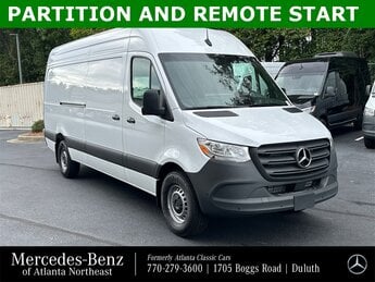 2025 White Mercedes-Benz Sprinter 2500 Cargo 170 WB 3 Door Van RWD 2.0L 4-Cylinder Engine