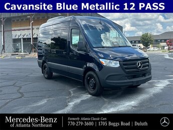 2025 Blue Mercedes-Benz Sprinter 2500 Passenger 144 WB Automatic RWD 2.0L 4-Cylinder Engine 3 Door Van