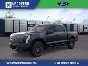 2025 Agate Black Metallic Ford F-150 Lightning LARIAT 4 Door Truck Automatic AWD Electric Motor Engine