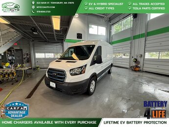 2023 Oxford White Ford E-Transit-350 Base Van Automatic RWD 3 Door