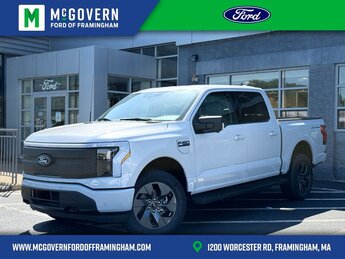 2025 White Ford F-150 Lightning Flash AWD Electric Motor Engine 4 Door