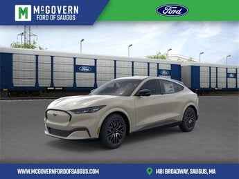 2025 Desert Sand Ford Mustang Mach-E Premium 4 Door Dual Electric Motor Engine Automatic AWD SUV
