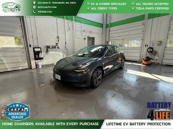2019 Gray Tesla Model 3 Long Range Electric Motor Engine Automatic 4 Door