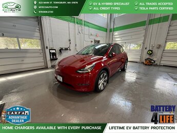 2021 Red Multi-Coat Tesla Model Y Long Range 4 Door AWD SUV