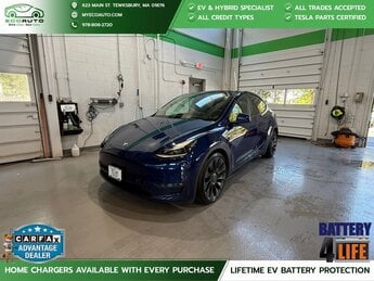 2022 Deep Blue Metallic Tesla Model Y Performance Automatic AWD 4 Door