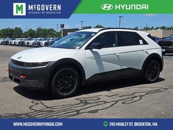 2025 Atlas White Hyundai IONIQ 5 XRT Electric Motor Engine 4 Door SUV AWD
