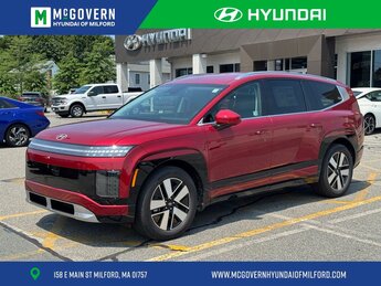 2026 Ultimate Red Hyundai IONIQ 9 SEL Electric Motor Engine Automatic AWD 4 Door