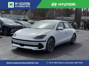 2025 Serenity White Hyundai IONIQ 6 SEL Electric Motor Engine Car 4 Door AWD