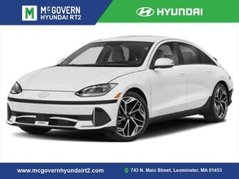 2025 Serenity White Hyundai IONIQ 6 SEL Car Electric Motor Engine Automatic 4 Door AWD