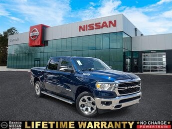 2022 Patriot Blue Pearlcoat Ram 1500 Big Horn Automatic 4 Door 4X4 Truck HEMI 5.7L V8 Multi Displacement VVT Engine