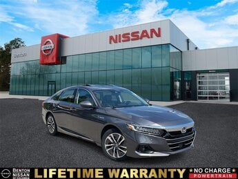 2022 Sonic Gray Pearl Honda Accord Hybrid EX-L FWD Automatic (CVT) 2.0L 4-Cylinder DOHC 16V i-VTEC Engine