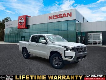 2025 Glacier White Nissan Frontier SV RWD Truck 3.8L DI DOHC 24V V6 Engine 4 Door Automatic