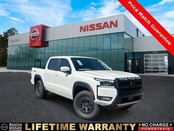 2025 Glacier White Nissan Frontier PRO-4X 4X4 4 Door Truck